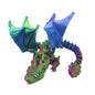 3D Printed Magic Dragon Movable Joint Fidget Toy Rotatable Articulated Office Desktop Ornament Adults Kid Toy Crafts Gift