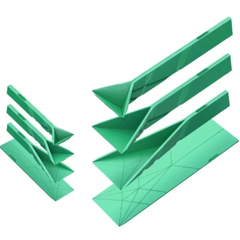 3-in-1 Measuring Spoon Polygons Flat 6 Different Sizes Multifunctional Folding Flat Kitchen Accessories Small Tool Cutlery Spoon