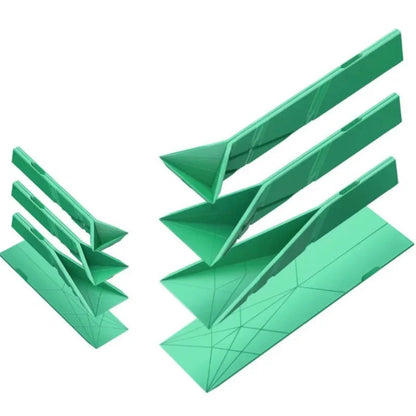 3-in-1 Measuring Spoon Polygons Flat 6 Different Sizes Multifunctional Folding Flat Kitchen Accessories Small Tool Cutlery Spoon