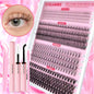 Show-Stopping Top & Bottom Lash Kit – 250/740 Cluster Bombshell Fluffy Volume, Mix-&-Match Lengths & Styles! Killer for Any Look