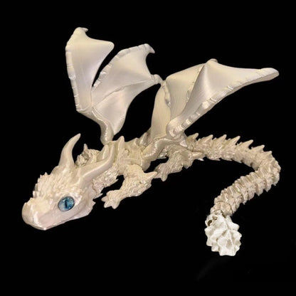 3D Printed Magic Dragon Movable Joint Fidget Toy Rotatable Articulated Office Desktop Ornament Adults Kid Toy Crafts Gift